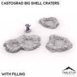 Tabletop Terrain Terrain Castograd Big Shell Craters