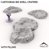 Tabletop Terrain Terrain Castograd Big Shell Craters