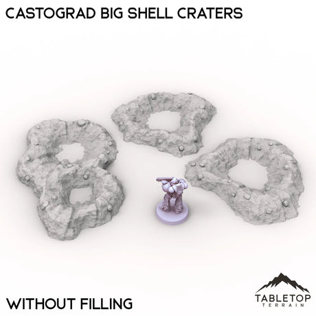 Tabletop Terrain Terrain Castograd Big Shell Craters