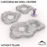 Tabletop Terrain Terrain Castograd Big Shell Craters