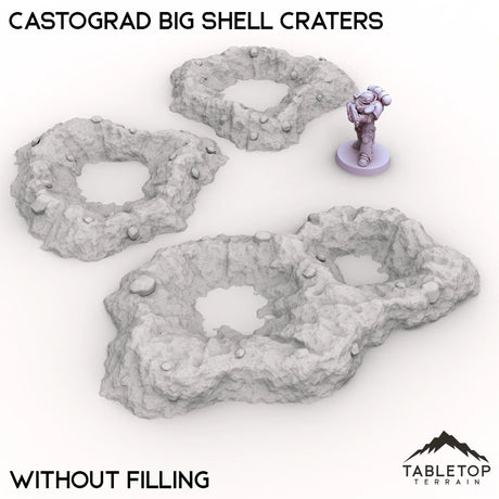 Tabletop Terrain Terrain Castograd Big Shell Craters