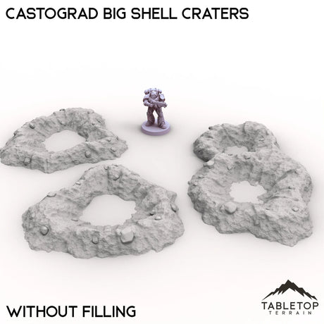 Tabletop Terrain Terrain Castograd Big Shell Craters