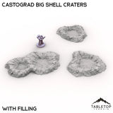 Tabletop Terrain Terrain Castograd Big Shell Craters