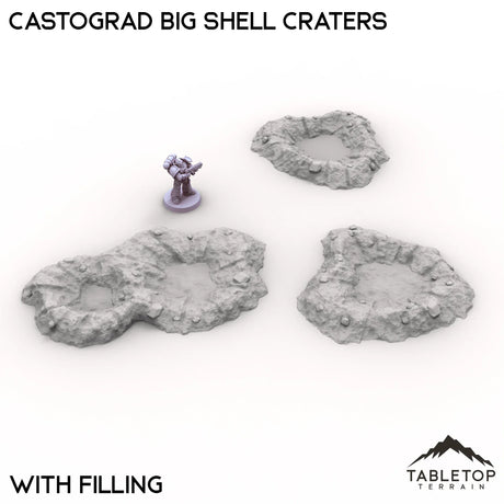 Tabletop Terrain Terrain Castograd Big Shell Craters
