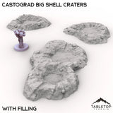 Tabletop Terrain Terrain Castograd Big Shell Craters