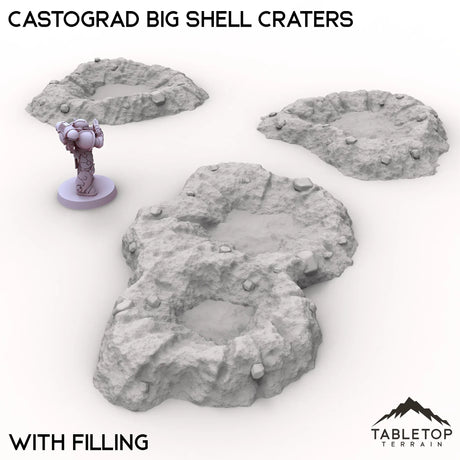 Tabletop Terrain Terrain Castograd Big Shell Craters