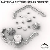 Tabletop Terrain Terrain Castograd Fortified Defense Perimeter