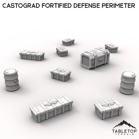 Tabletop Terrain Terrain Castograd Fortified Defense Perimeter