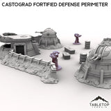 Tabletop Terrain Terrain Castograd Fortified Defense Perimeter