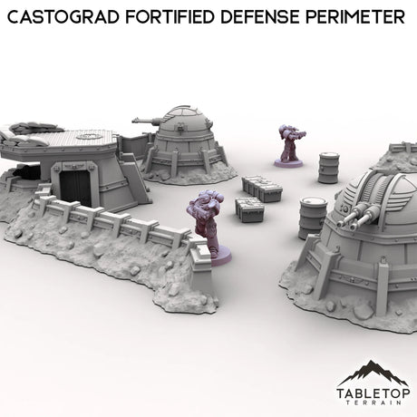 Tabletop Terrain Terrain Castograd Fortified Defense Perimeter