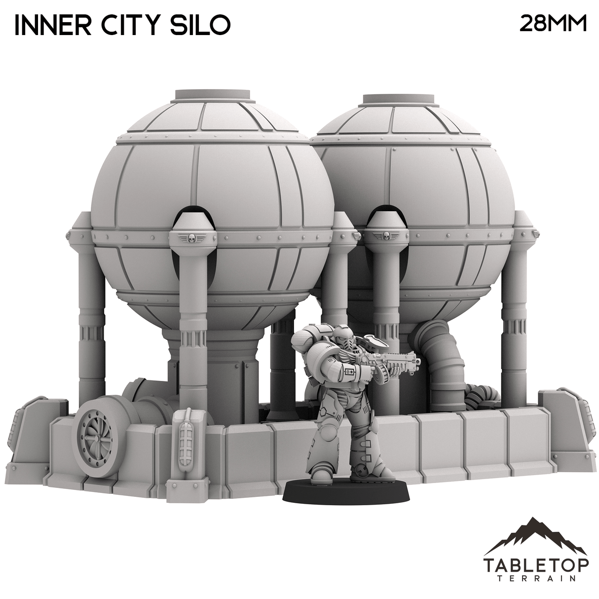 Tabletop Terrain Terrain Castograd Inner City Silo