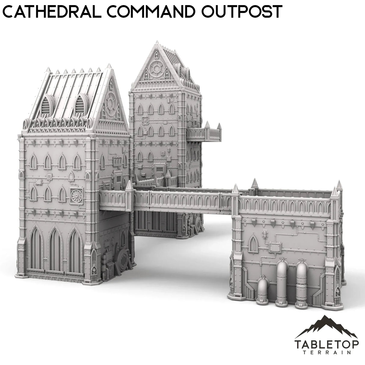 Tabletop Terrain Terrain Cathedral Command Outpost- Caelum Turrim #5