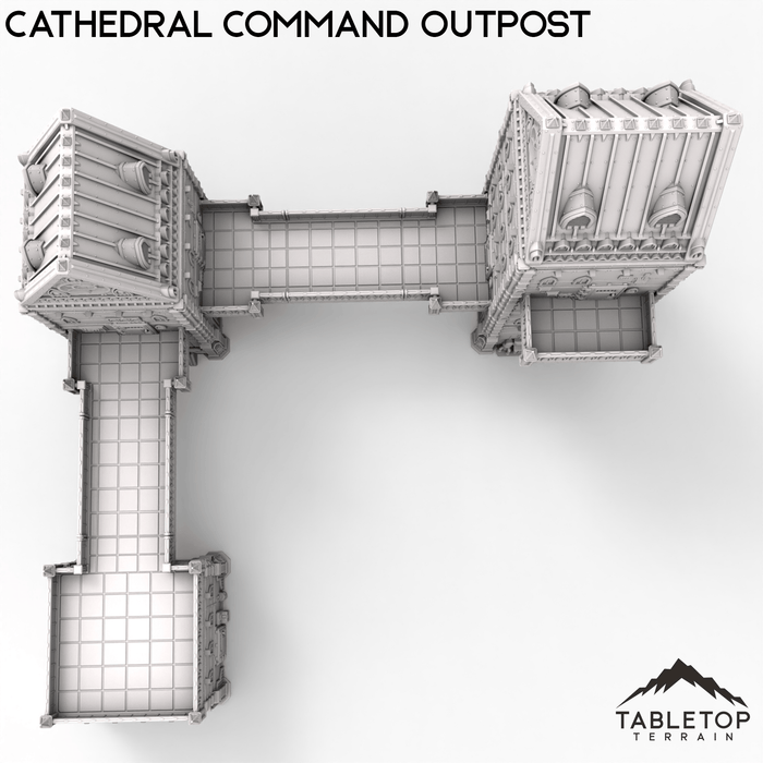 Tabletop Terrain Terrain Cathedral Command Outpost- Caelum Turrim 5