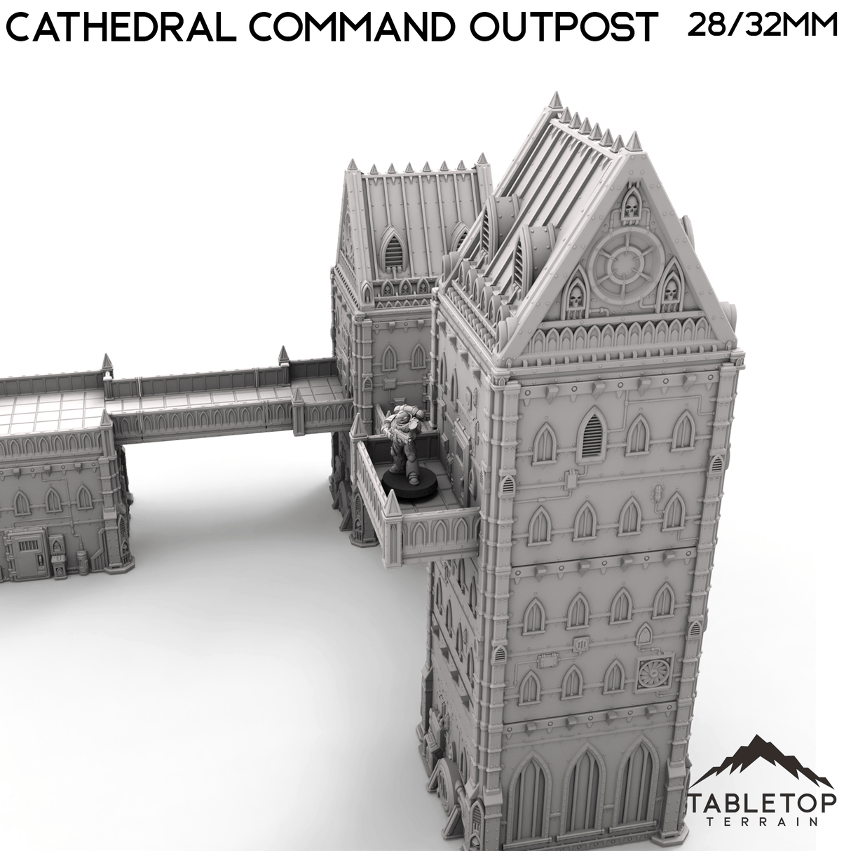 Tabletop Terrain Terrain Cathedral Command Outpost- Caelum Turrim 5