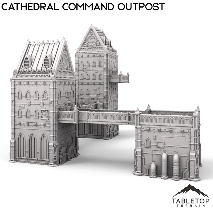 Tabletop Terrain Terrain Cathedral Command Outpost- Caelum Turrim 5