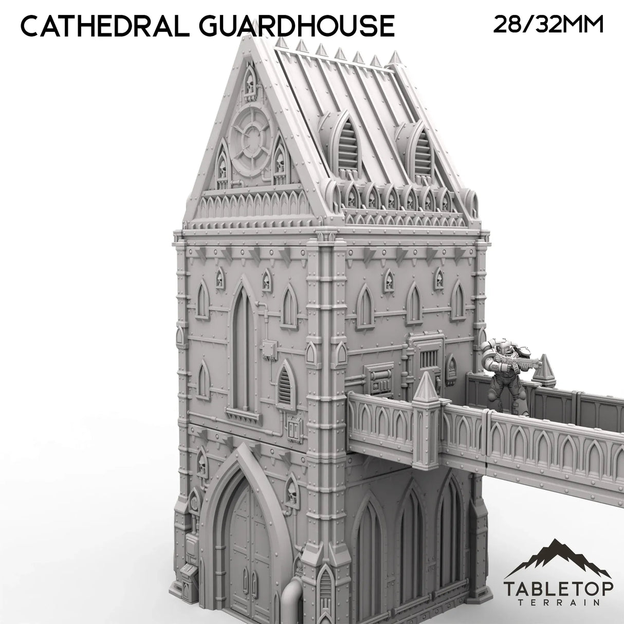 Tabletop Terrain Terrain Cathedral Guardhouse - Caelum Turrim #4