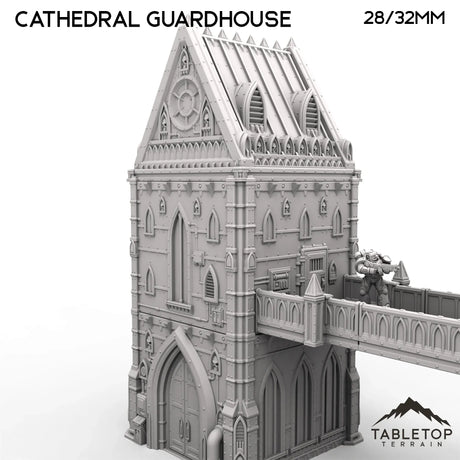 Tabletop Terrain Terrain Cathedral Guardhouse - Caelum Turrim #4