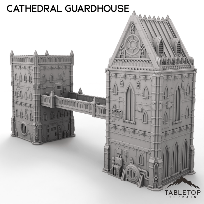 Tabletop Terrain Terrain Cathedral Guardhouse - Caelum Turrim 4