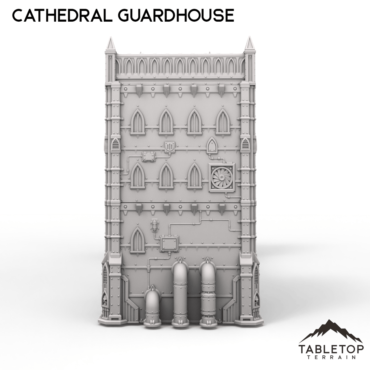 Tabletop Terrain Terrain Cathedral Guardhouse - Caelum Turrim 4