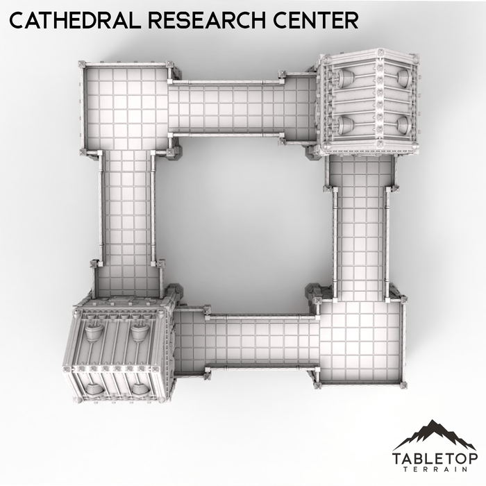 Tabletop Terrain Terrain Cathedral Research Center - Caelum Turrim #2