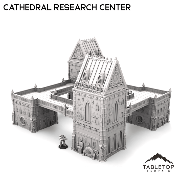 Tabletop Terrain Terrain Cathedral Research Center - Caelum Turrim #2