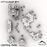Tabletop Terrain Terrain Central Park HEXTECH City/Lunar BFM - City Map Pack