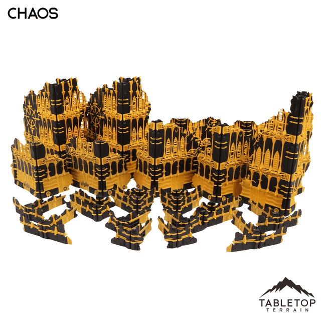 Tabletop Terrain Terrain Chaos Foldable Multicolor 10e Tournament Terrain