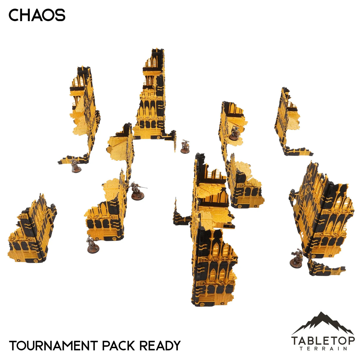 Tabletop Terrain Terrain Chaos Foldable Multicolor 10e Tournament Terrain