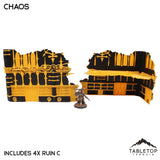 Tabletop Terrain Terrain Chaos Foldable Multicolor 10e Tournament Terrain