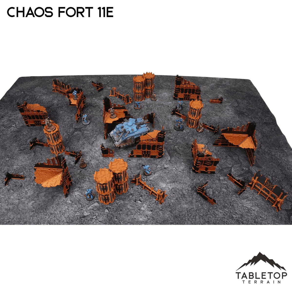 Tabletop Terrain Terrain Chaos Fort 11e Foldable Tournament Terrain