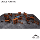 Tabletop Terrain Terrain Chaos Fort 11e Foldable Tournament Terrain