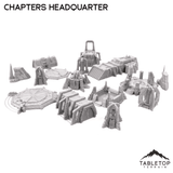 Tabletop Terrain Terrain Chapters Headquarter 8mm Small Scale Terrain Pack