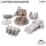 Tabletop Terrain Terrain Chapters Headquarter 8mm Small Scale Terrain Pack