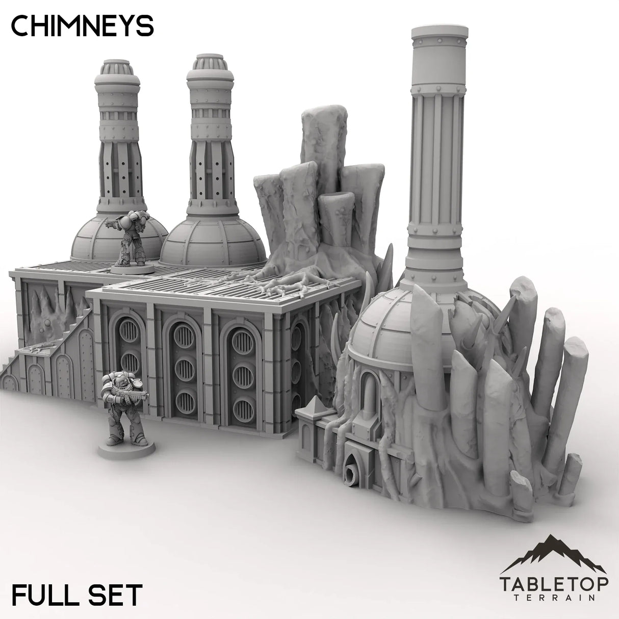 Tabletop Terrain Terrain Chimneys - Miasma, Blight World