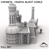 Tabletop Terrain Terrain Chimneys - Miasma, Blight World