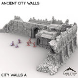 Tabletop Terrain Terrain City Walls A / 32mm Ancient City Walls
