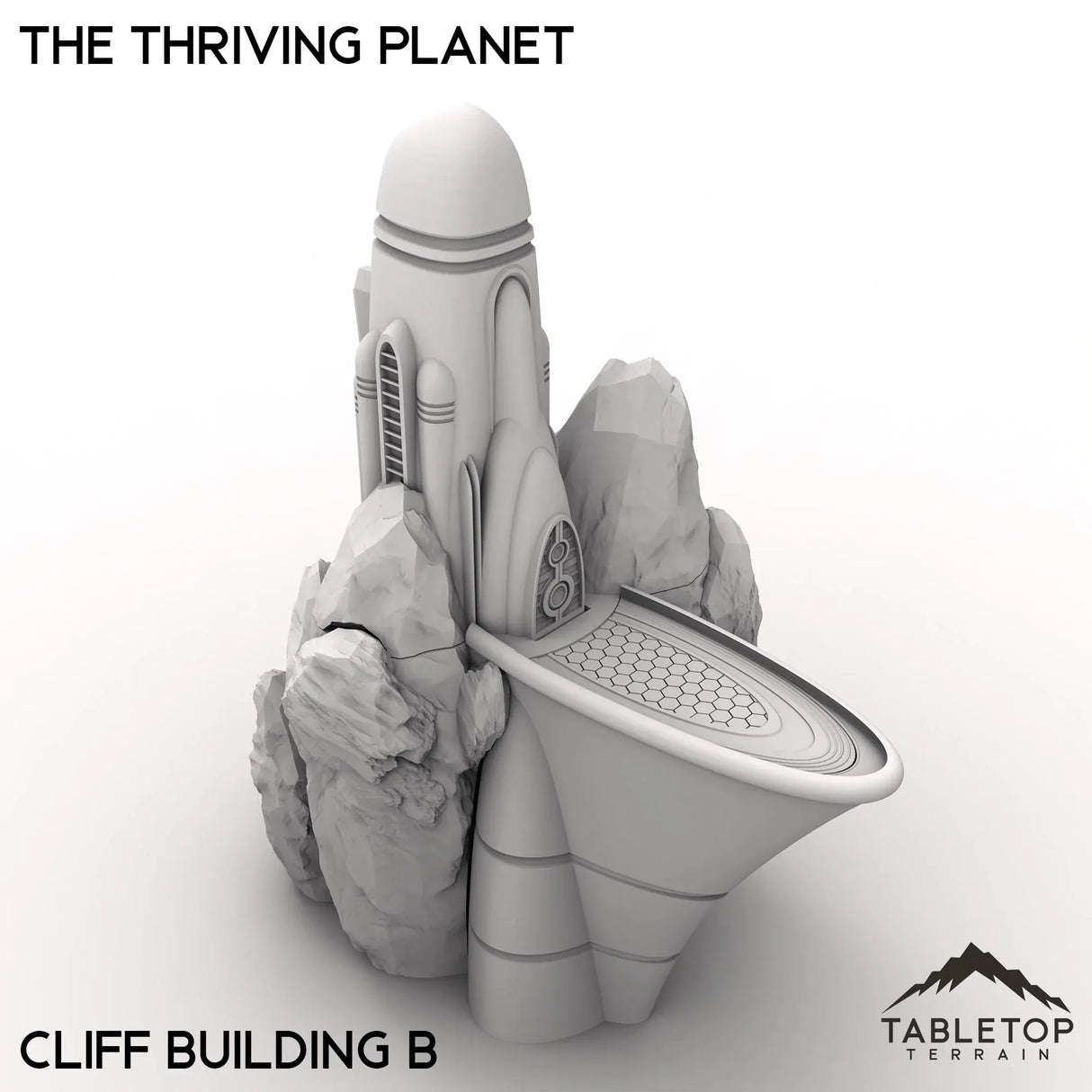 Tabletop Terrain Terrain Cliff Building B / 28/32mm The Thriving Planet