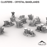 Tabletop Terrain Terrain Clusters - Crystal Bandlands