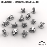 Tabletop Terrain Terrain Clusters - Crystal Bandlands