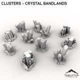 Tabletop Terrain Terrain Clusters - Crystal Bandlands