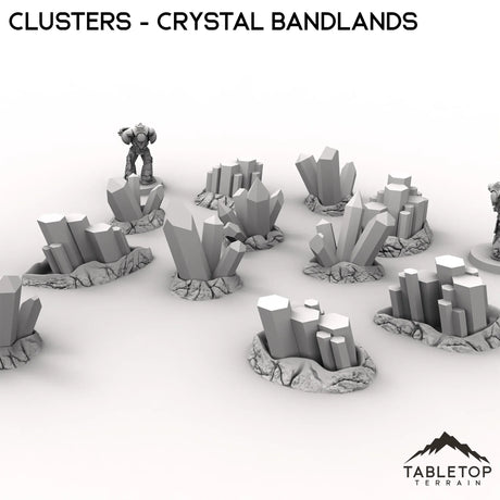 Tabletop Terrain Terrain Clusters - Crystal Bandlands