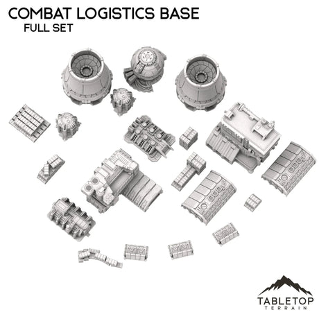 Tabletop Terrain Terrain Combat Logistics Base TechScape - 6-12mm