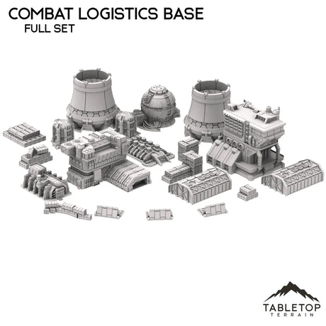 Tabletop Terrain Terrain Combat Logistics Base TechScape - 6-12mm
