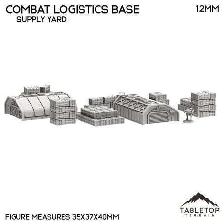 Tabletop Terrain Terrain Combat Logistics Base TechScape - 6-12mm