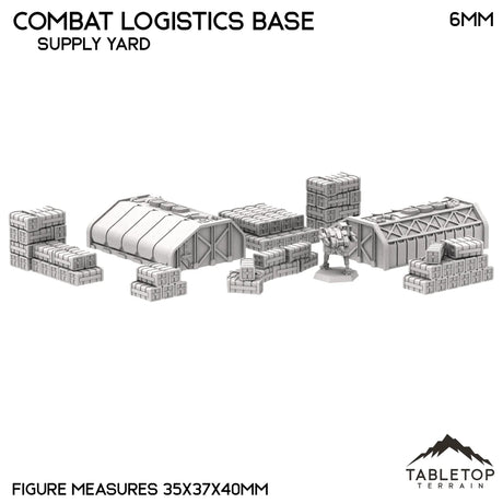 Tabletop Terrain Terrain Combat Logistics Base TechScape - 6-12mm