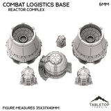 Tabletop Terrain Terrain Combat Logistics Base TechScape - 6-12mm