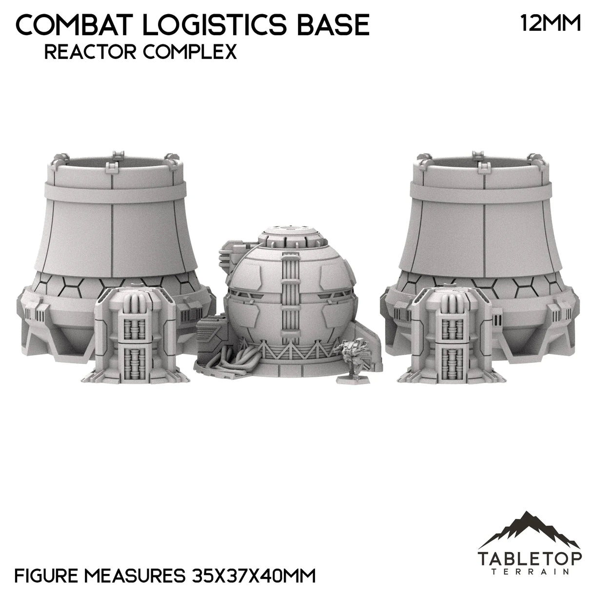 Tabletop Terrain Terrain Combat Logistics Base TechScape - 6-12mm
