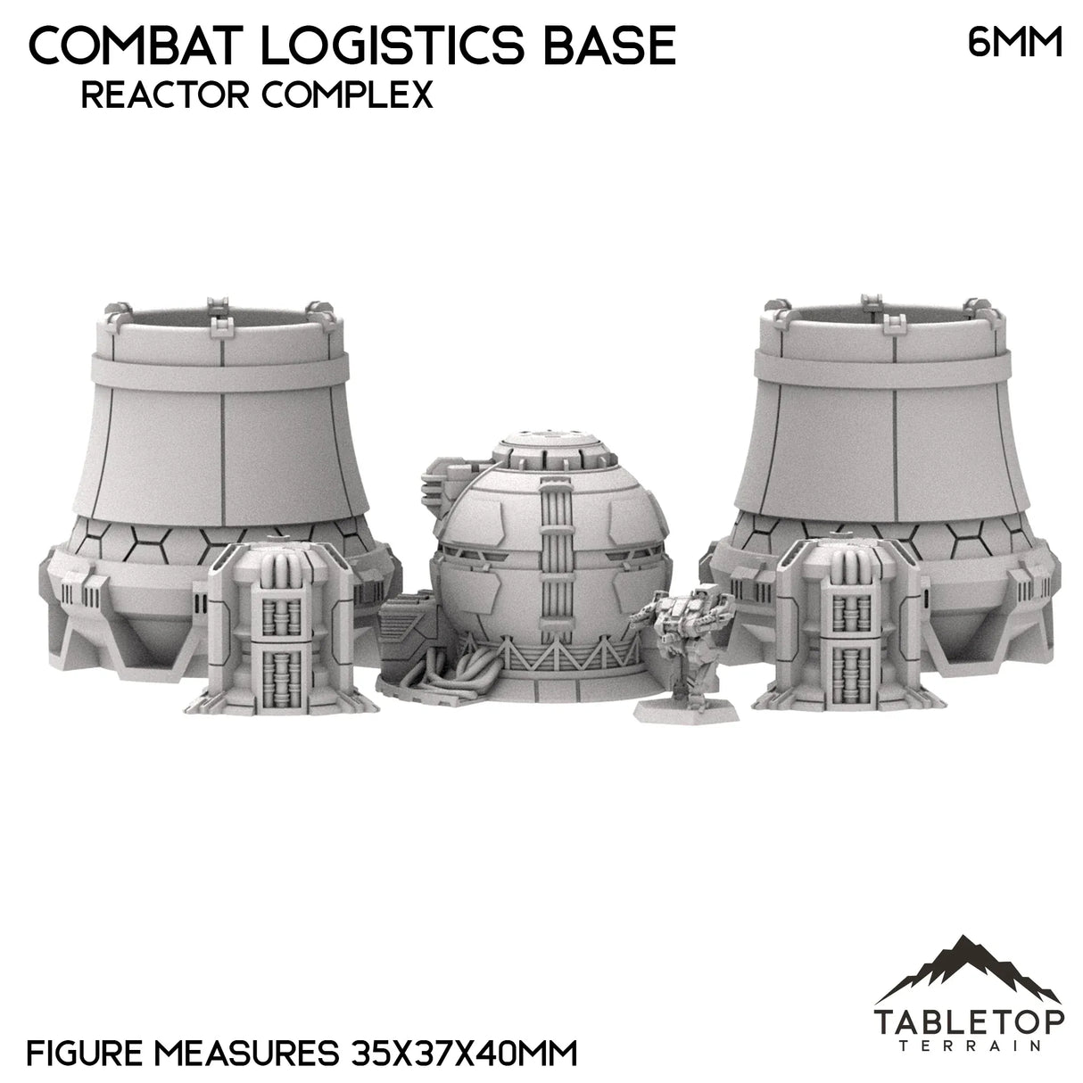 Tabletop Terrain Terrain Combat Logistics Base TechScape - 6-12mm
