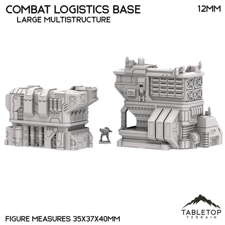 Tabletop Terrain Terrain Combat Logistics Base TechScape - 6-12mm