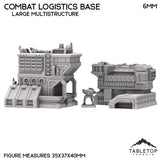 Tabletop Terrain Terrain Combat Logistics Base TechScape - 6-12mm